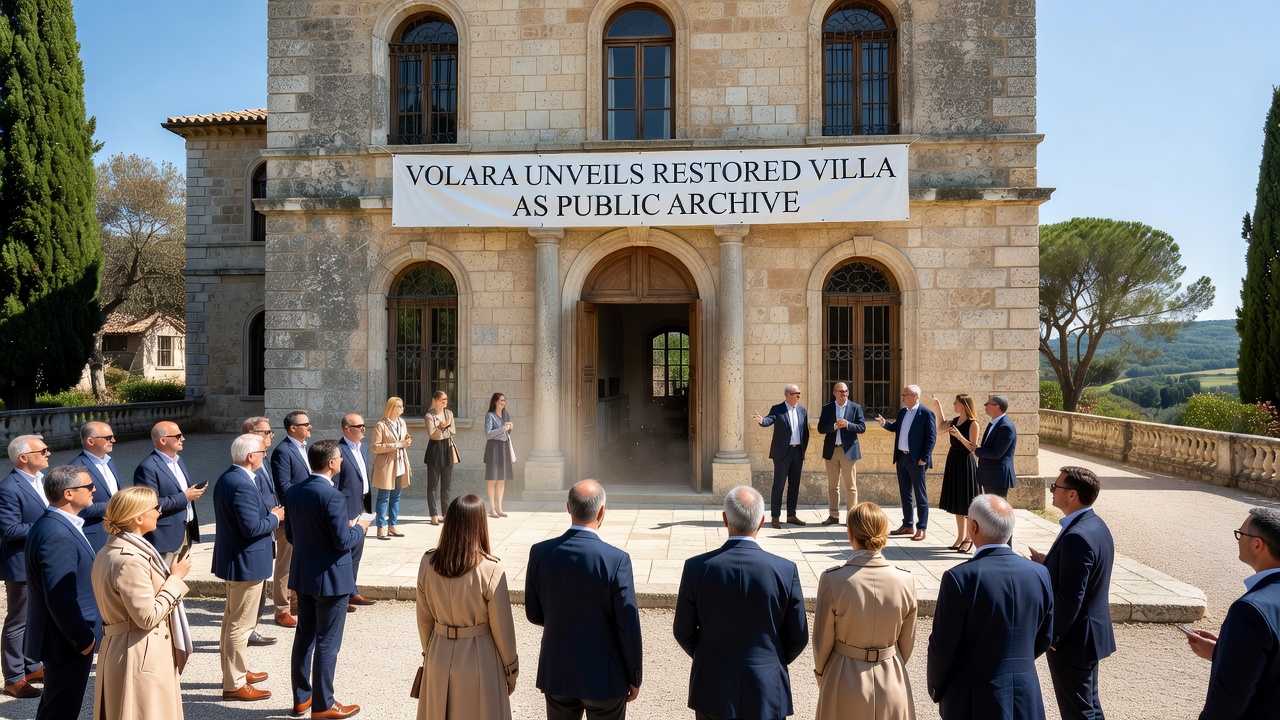 Volara Unveils Restored Villa as Public Archive